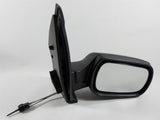 Ford Fiesta Mk6 2002-2005 Cable Adjust Wing Door Mirror Black Cover Drivers Side