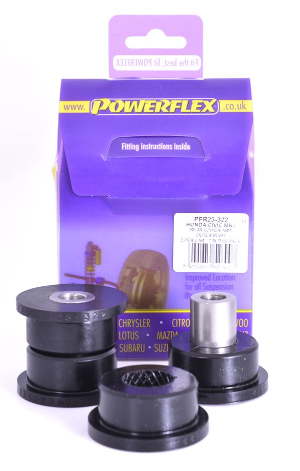 For Honda Civic Mk7 2001-2005 PowerFlex Rear Lower Arm Outer Front Bush