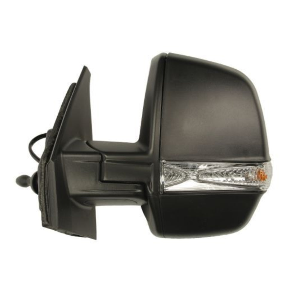 For Fiat Doblo 2010-2015 Twin Glass Cable Black Wing Door Mirror Passenger Side