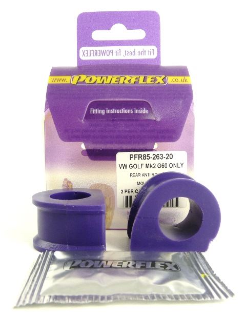 For VW Golf MK2 G60 1985-1992 PowerFlex Rear Anti Roll Bar Inner Bush
