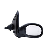 Peugeot 206 1998-2009 Cable Adjust Wing Door Mirror Black Cover Drivers Side