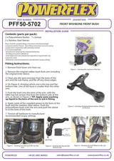 Ram ProMaster (2013 - ON) PowerFlex Front Wishbone Rear Bush