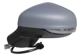 Ford Fiesta MK8 2017-2020 Electric Wing Door Mirror Primed Passenger Side Left