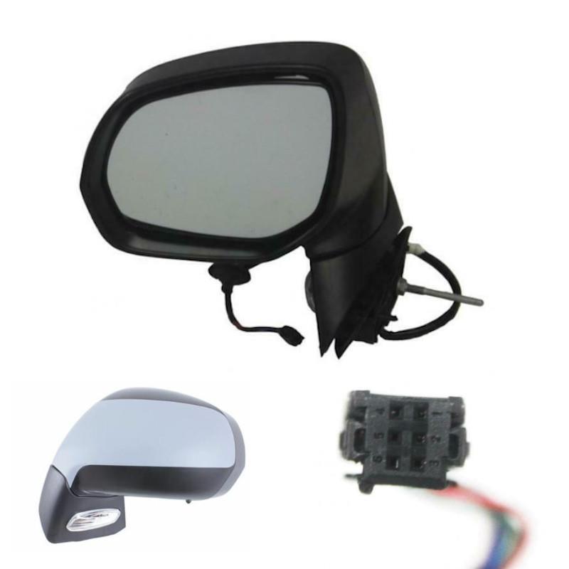Peugeot 3008 Wing Door Mirror 2009-2018 Electric Primed Cover Passengers Side