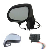 Peugeot 3008 Wing Door Mirror 2009-2018 Electric Primed Cover Passengers Side