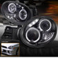 SUBARU IMPREZA  10/2000-2/2003 BLACK ANGEL EYES HEADLIGHTS PAIR