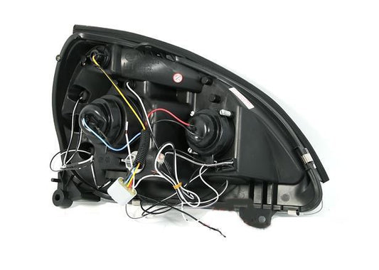 RENAULT CLIO MK2  2001-2005 BLACK ANGEL EYES HEADLIGHTS PAIR