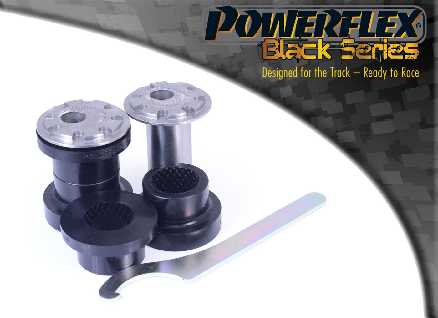 Ford Focus Mk3 (2011 on) PowerFlex Black Front Arm Bush Camber Adjustable