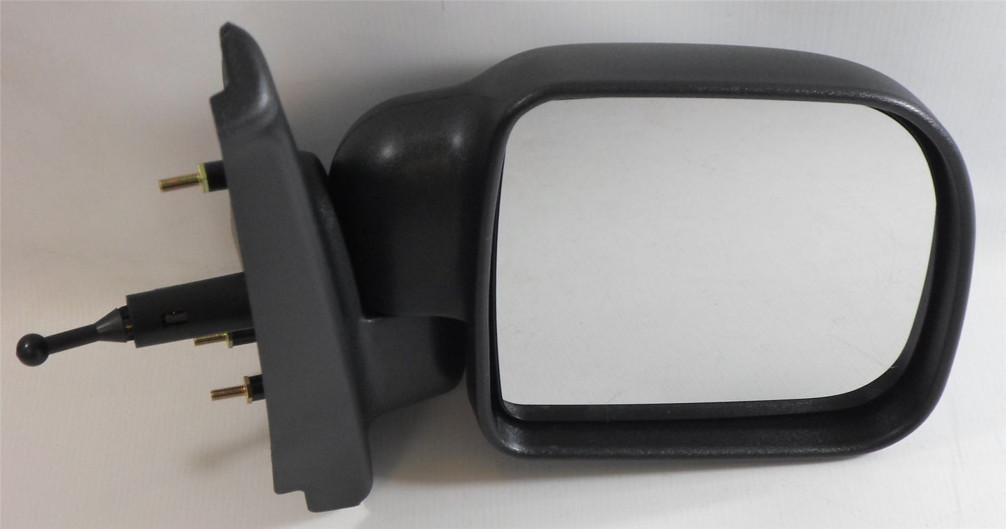 Renault Kangoo Van 1998-2003 Cable Wing Door Mirror Black Cover Drivers Side