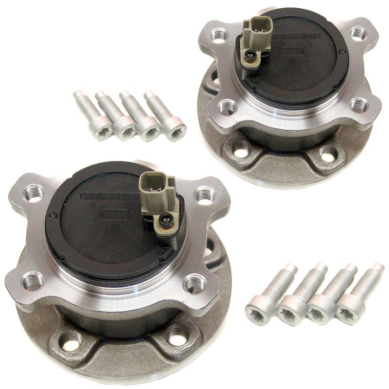For Volvo XC70 Mk2 2007-2016 Rear Hub Wheel Bearing Kits Pair