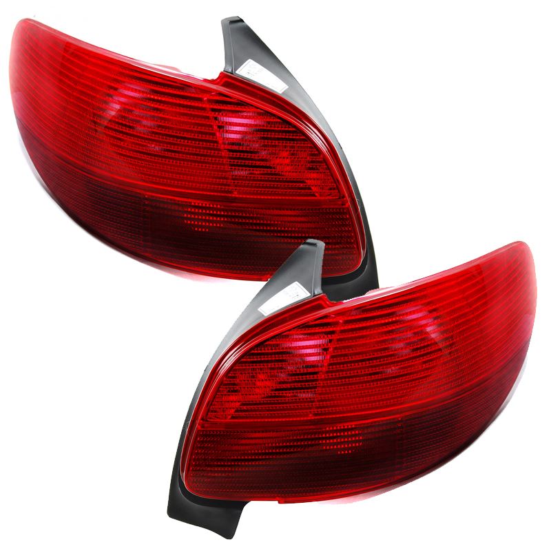 PEUGEOT 206 1998-6/2003 REAR TAIL LIGHTS 1 PAIR O/S & N/S