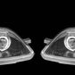 CITROEN C4  2004-2008 BLACK ANGEL EYES HEADLIGHTS PAIR