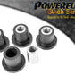 For Ford Escort Mk3/Mk4 1980-1990 PowerFlex Black Rear Wishbone To Hub Bushes
