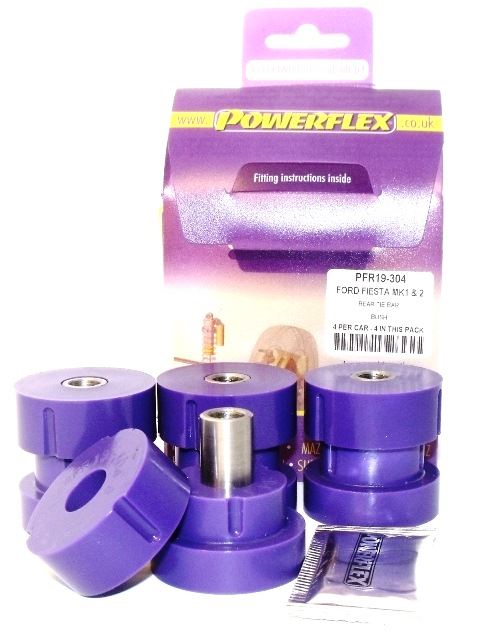 For Ford Fiesta Mk1 & 2 1976-1989 PowerFlex Rear Tie Bar Bushes