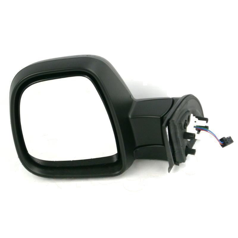 Peugeot Partner 2012-2019 Electric Black Cover Wing Mirror Door Left Side