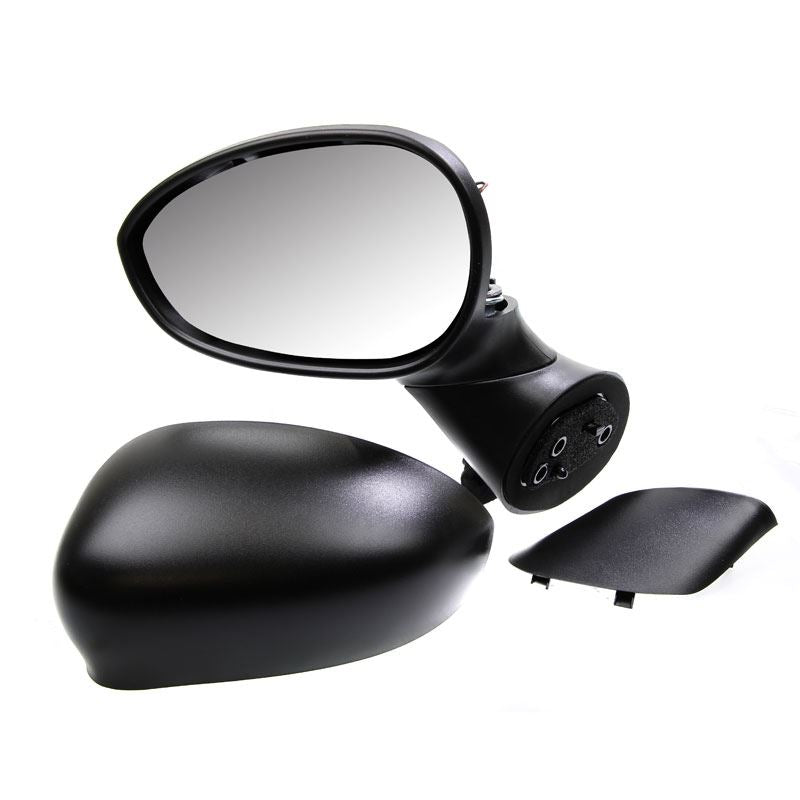 Fiat 500 2008-> Electric Adjust Wing Door Mirror Black Cover Passenger Side N/S