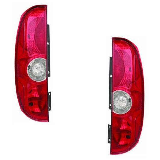 FIAT DOBLO MK2 TAILGATE 2010-> REAR TAIL LIGHTS 1 PAIR O/S & N/S