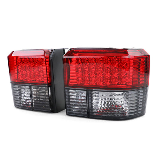 VW Transporter T4 1990-2003 Rear Tail Lights Lamps Red & Smoked LED Pair