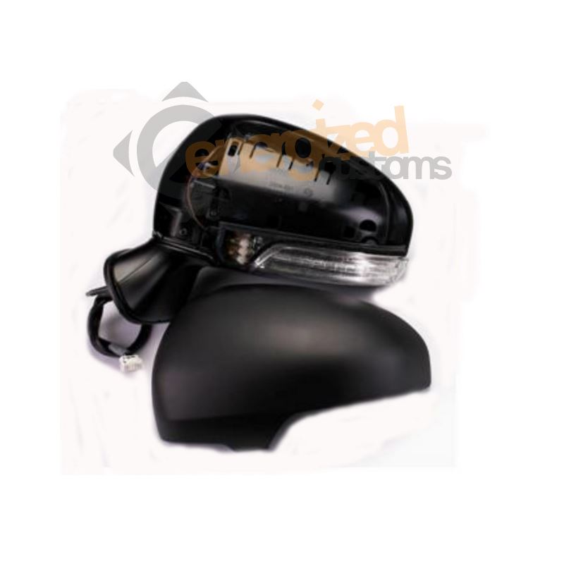 Toyota Avensis 2009-2016 Electric Door Wing Mirror Black Passenger Side Left