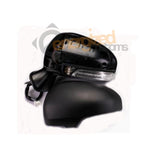 Toyota Avensis 2009-2016 Electric Door Wing Mirror Black Passenger Side Left