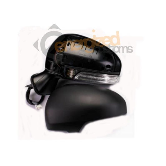 Toyota Avensis 2009-2016 Electric Door Wing Mirror Black Passenger Side Left