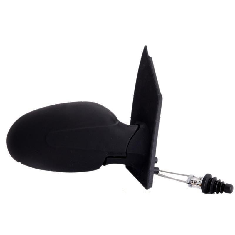 Smart Fortwo 2004-2007 Cable Adjust Wing Door Mirror Black Cover Drivers Side
