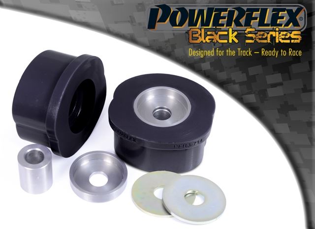 For Audi A4 Quattro 2008-2016 PowerFlex Black Rear Wheel Bearing Housing Bush