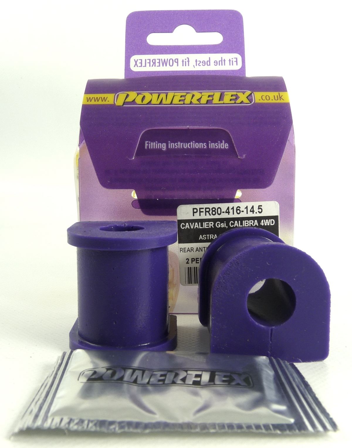 For Vauxhall Vectra A 1989-1995 PowerFlex Rear Anti Roll Bar Mount Inner