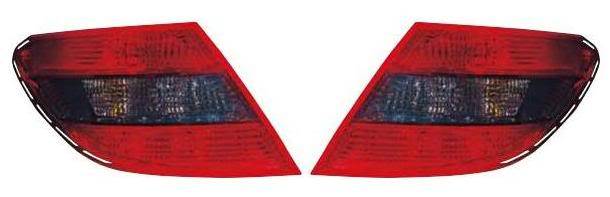MERCEDES BENZ C CLASS W204 5/2007-2010 REAR TAIL LIGHTS 1 PAIR O/S & N/S