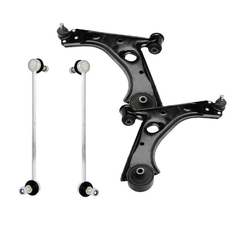 For Fiat Grande Punto 2006-2011 Front Lower Wishbones Arms and Drop Links Pair