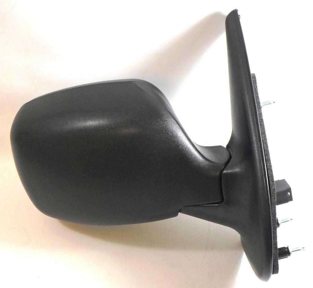 Renault Kangoo Van 2003-2008 Electric Wing Door Mirror Black Cover Drivers Side