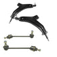 For Land Rover FreeLander 1997-2006 Front Lower Wishbones Arms Drop Links Pair