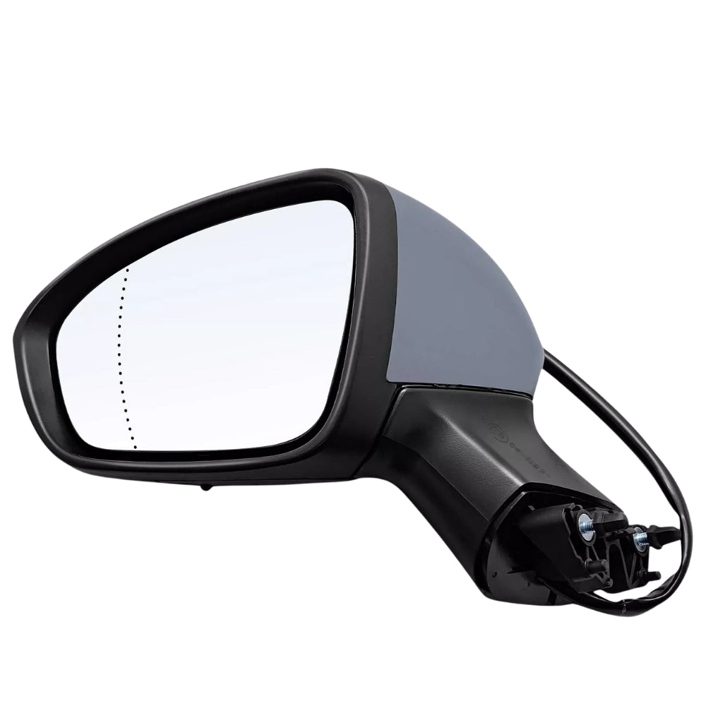 Renault Clio MK5 2019-2024 Electric Powerfold Primed Door Wing Mirror Left Side