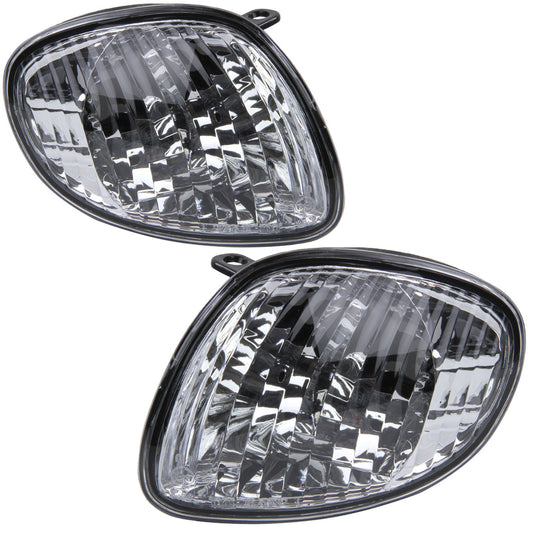 TOYOTA COROLLA 7/2000-2001 FRONT INDICATORS CLEAR 1 PAIR O/S & N/S