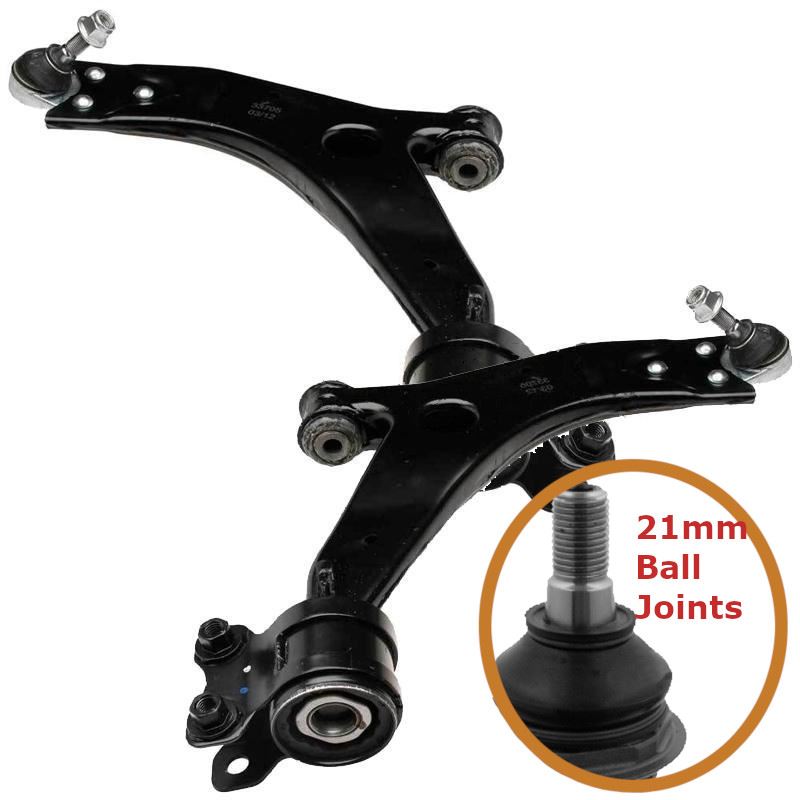 For Volvo C30 2007-2013 Lower Front Wishbones Suspension Arms Pair