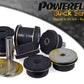 For Volvo S80 (2006-2016) PowerFlex Black Rear Subframe Bush