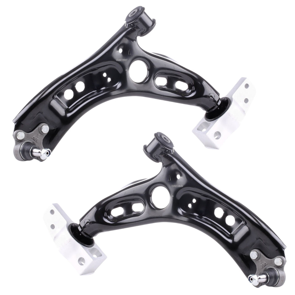 VW Passat 2010-2014 Front Lower Wishbones Suspension Arms Pair