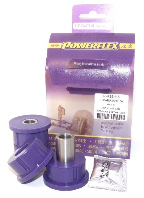 For Subaru Impreza 2000-2007 PowerFlex Rear Tie Bar To Hub Rear Bush