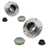For Vauxhall Corsa D 2006-2015 Rear Hub Wheel Bearing Kits Pair Disc Brakes