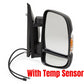 Peugeot Boxer 2006-2023 Short Arm Electric Wing Door Mirror Inc Temp Sensor