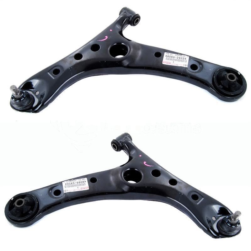 For Toyota Avensis T25 2003-2009 Lower Front Wishbones Suspension Arms Pair
