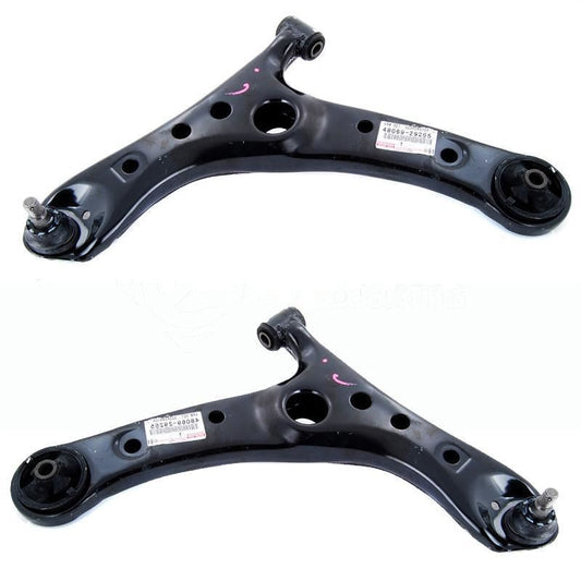 For Toyota Avensis T25 2003-2009 Lower Front Wishbones Suspension Arms Pair