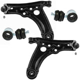 For Vw Lupo 1999-2005 Front Lower Wishbones Arms and Drop Links Pair