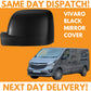 Vauxhall/Opel Vivaro 2014-2019 Wing Mirror Cover Black Left Side
