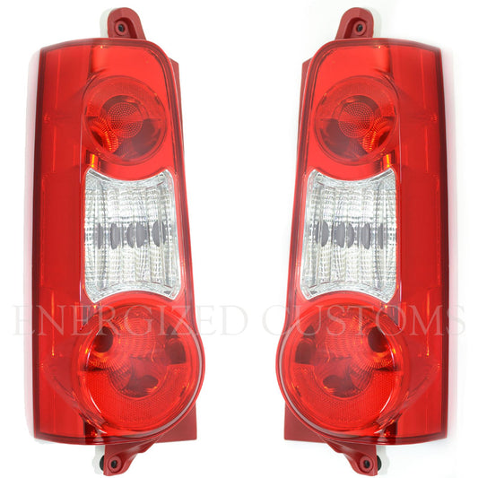 CITROEN BERLINGO MK3 7/2008-> REAR TAIL LIGHTS 1 PAIR O/S & N/S