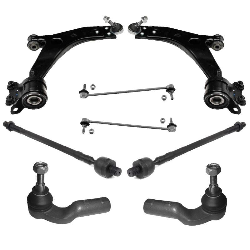 For Volvo C30 2006-2013 Front Lower Left and Right Wishbones Arms Kit