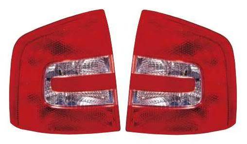 SKODA OCTAVIA MK2 ESTATE 2005-6/2009 REAR TAIL LIGHTS 1 PAIR O/S & N/S
