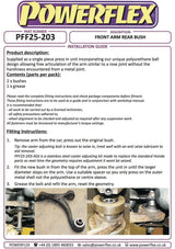 For Honda S2000 1999-2009 PowerFlex Stainless Steel Caster Adjustment Kit