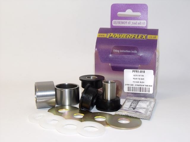 For Alfa 147 2000-2010 PowerFlex Rear Tie Bar to Hub Bush