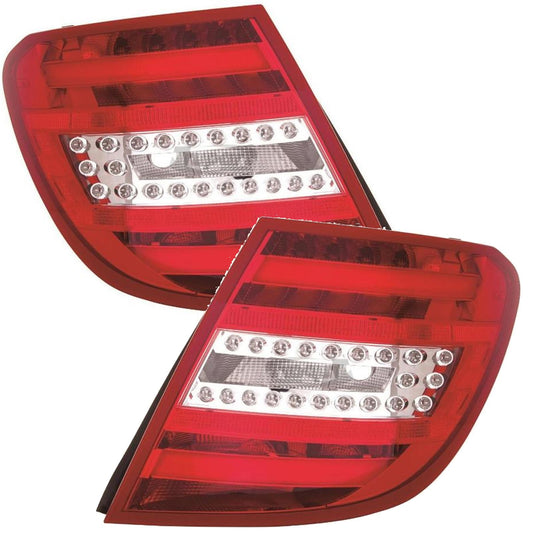 MERCEDES BENZ C CLASS W204 ESTATE 2011-> REAR TAIL LIGHTS 1 PAIR O/S & N/S